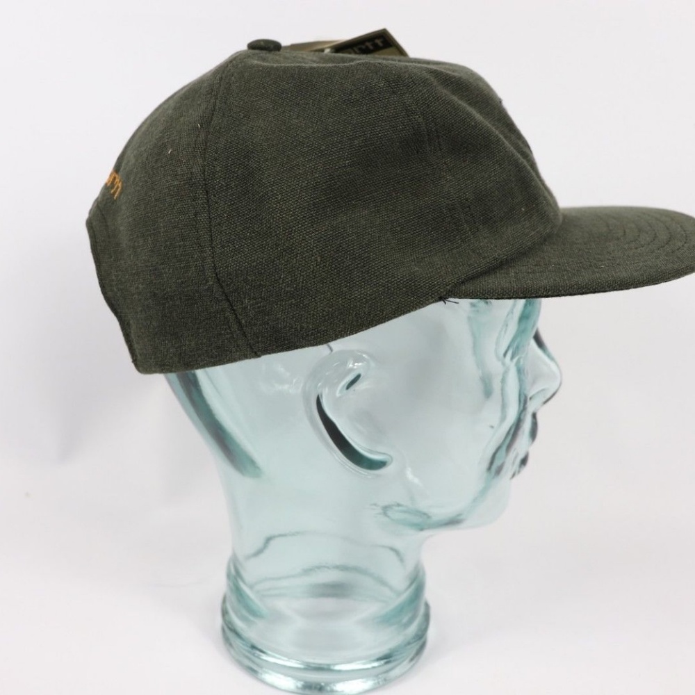 Vintage New Carhartt Spell Out Snapback Hat Green - Picture 7 of 8